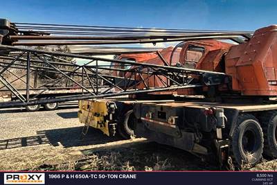 P&H 650A-TC Lattice-Boom Truck Crane