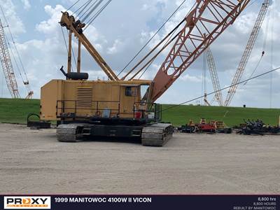 Manitowoc 4100W II VICON Crawler Crane
