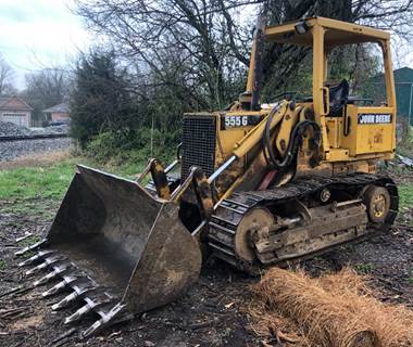 John Deere 555G Crawler Loader