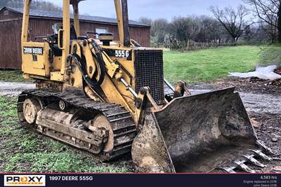 John Deere 555G Crawler Loader