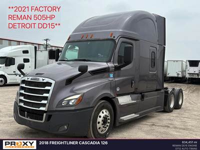 Freightliner Cascadia 126 Day Cab Truck