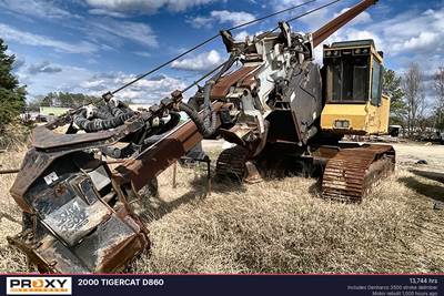 Tigercat D860 Delimber