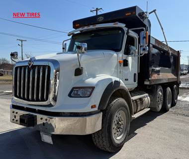 International HX620 SBA Dump Truck