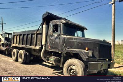 WhiteGMC Autocar Dump Truck