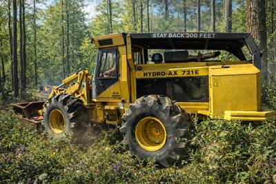 Hydro-Ax 721E Wheel Feller Buncher
