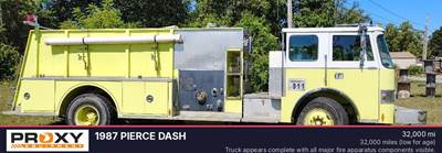 Pierce Dash Fire Truck