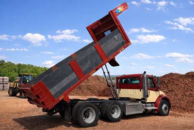Freightliner M2 Flatbed Dump Truck