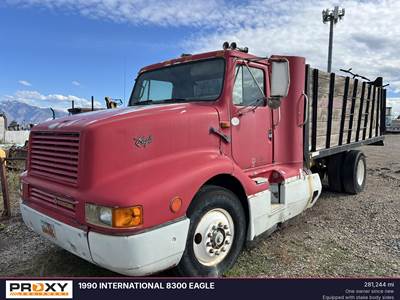 International Flatbed Dump Truck