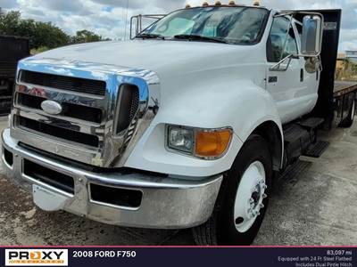 Ford F-750 Flatbed Truck