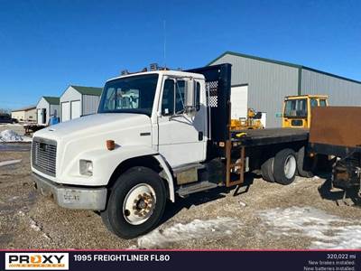 Freightliner FL80 Flatbed Truck