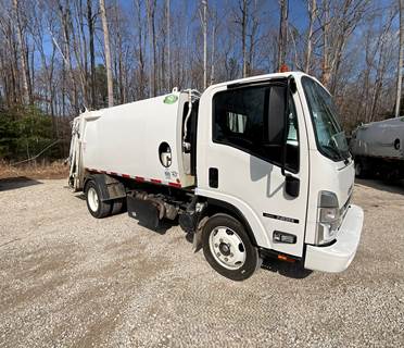 Isuzu NRR Side Load Garbage Truck