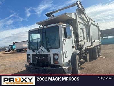 Mack MR690S Side Load Garbage Truck