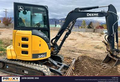 John Deere 35G Mini Excavator