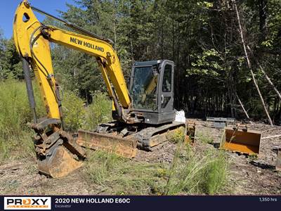 New Holland E60C Mini Excavator