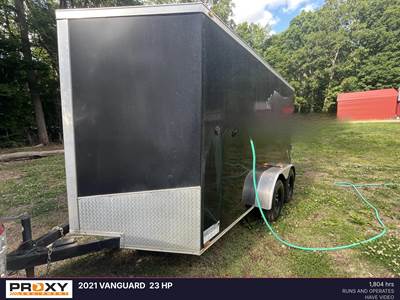 2021 Vanguard 23 HP Pressure Washer System in 16' Spartan Enclosed Trailer