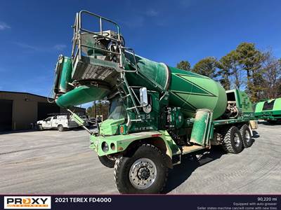 Terex FD4000 Mixer / Ready Mix / Concrete Truck
