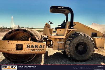 Sakai SV505 Padfoot Roller Compactor