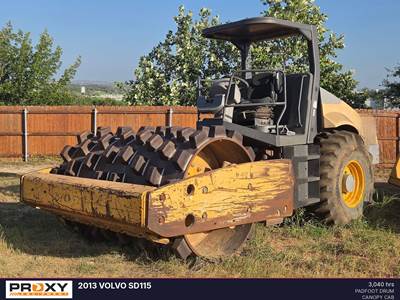Volvo SD115 Padfoot Roller Compactor