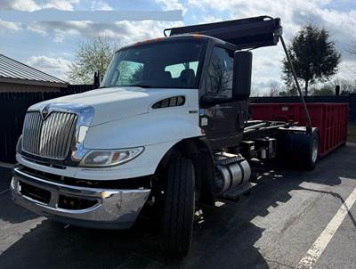International MV607 Roll Off Truck