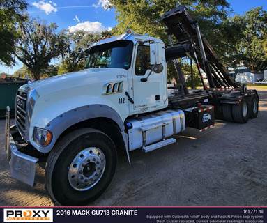 Mack Granite GU713 Roll Off Truck
