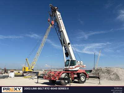 Link-Belt Rough Terrain Crane