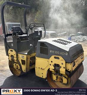 BOMAG BW100 AD-3 Smooth Drum Roller Compactor