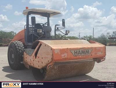 Hamm H11IX Smooth Drum Roller Compactor