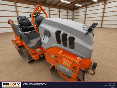 Hamm HD12VO Smooth Drum Roller Compactor