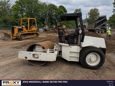 Ingersoll-Rand SD70D Pro Pac Smooth Drum Roller Compactor