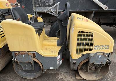 Wacker Neuson RD12A Smooth Drum Roller Compactor