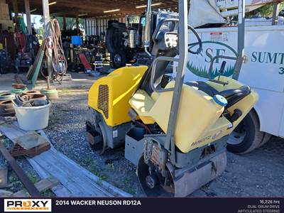 Wacker Neuson RD12A Smooth Drum Roller Compactor