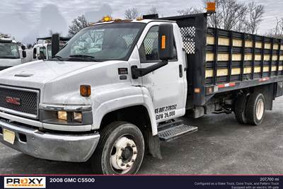 GMC C5500 Stake Bed Truck