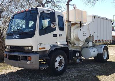GMC T7500 Sweeper Truck