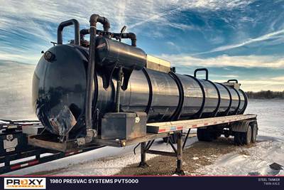 PRESVAC PVT5000 Vacuum Tank Trailer