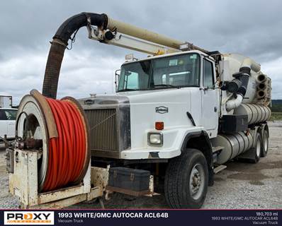 WhiteGMC Vacuum Truck
