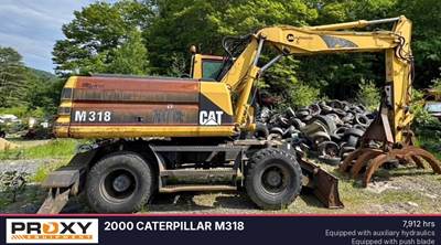 Caterpillar M318 Wheeled Excavator