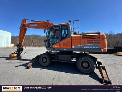 Doosan DX210W Wheeled Excavator