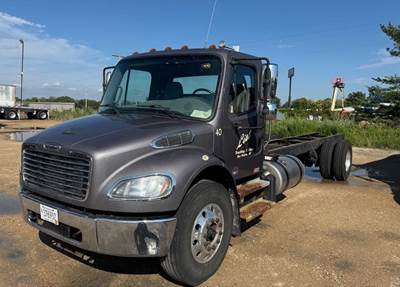 Freightliner M2 106 Single Axle Cab & Chassis Truck - Detroit, 375HP, Automatic