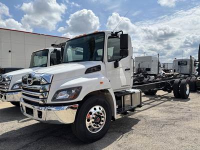 Hino L6 Cab & Chassis Truck - Cummins, 260HP, 6 Spd Speed