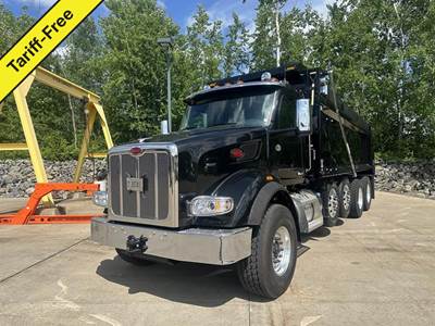 Peterbilt 567 Dump Truck - Paccar 510HP, 6 Spd Speed
