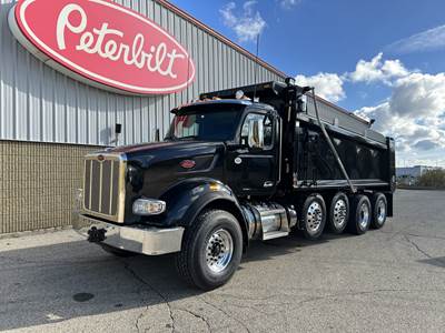 Peterbilt 567 Dump Truck - Paccar 510HP, 6 Spd Speed