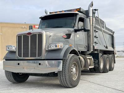 Peterbilt 567 Tri Axle Dump Truck - Cummins 500HP, Automatic