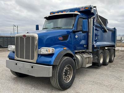 Peterbilt 567 Tri Axle Dump Truck - Cummins 500HP, Automatic