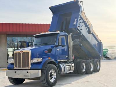 Peterbilt 567 Tri Axle Dump Truck - Cummins 500HP, Automatic