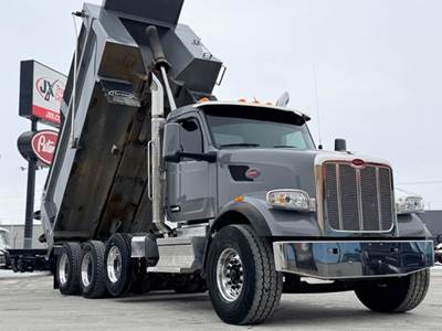 Peterbilt 567 Tri Axle Dump Truck - Cummins 500HP, Automatic