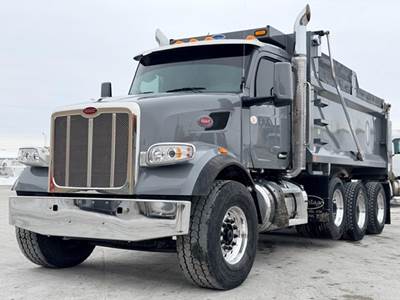 Peterbilt 567 Tri Axle Dump Truck - Cummins 500HP, Automatic