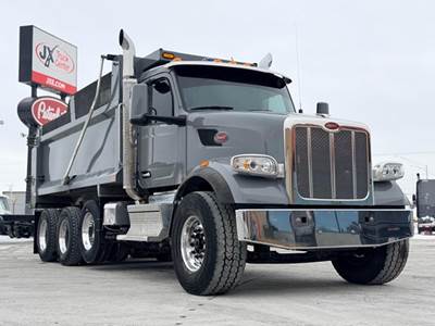 Peterbilt 567 Tri Axle Dump Truck - Cummins 500HP, Automatic