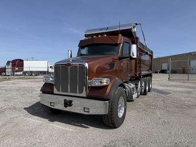 Peterbilt 567 Dump Truck - Paccar 455HP, 6 Spd Speed