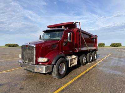 Peterbilt 567 Tri Axle Dump Truck - Paccar 430HP, 6 Speed Automatic