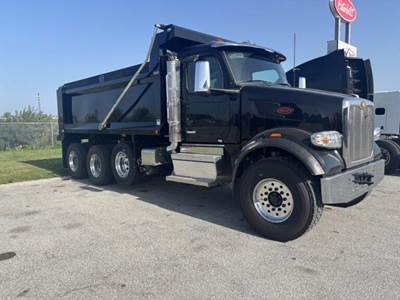 Peterbilt 567 Tri Axle Dump Truck - Paccar 430HP, 6 Speed Automatic